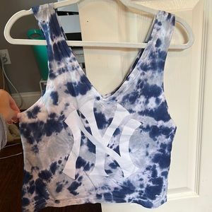 NWT: NY Yankees tie-dye MLB collection tank by PINK VS